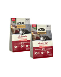 ACANA Highest Protein Indoor Cat 2x1,8 kg s mořskými rybami, pro kočky chované v bytě