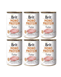 BRIT Mono Protein Turkey 6x400 g monoproteinowa karma indyk