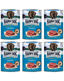 HAPPY DOG Sensible Pure Sweden Venison 6x400 g mokré krmivo pro psy