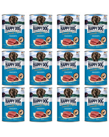 HAPPY DOG Sensible Pure Sweden Game 12x400 g mokré krmivo pro psy