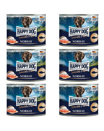 HAPPY DOG Sensible Norway Fish 6x200 g mokré krmivo pro psy