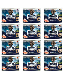 HAPPY DOG Sensible Norway Fish 12x200 g mokré krmivo pro psy