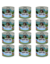 HAPPY DOG Sensible Puppy Junior Jehněčí a rýže 12x200 g konzervy pro štěňata a mladé psy