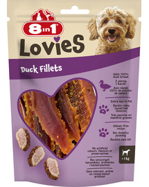 8IN1 Lovies Duck Fillets 80g pamlsek pro psa filety z kachny