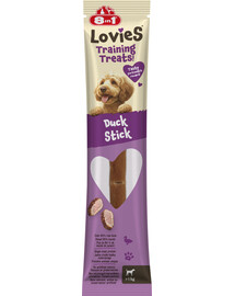 8IN1 Lovies Training Treats Duck Stick 15g tréninková pochoutka pro psa kachní tyčinka