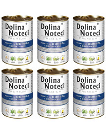 DOLINA NOTECI Premium Bohaté na tresku s brokolicí 6x400g pro dospělé psy
