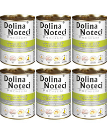DOLINA NOTECI Premium konzerva pro psy s husím masem a bramborami 6x400g