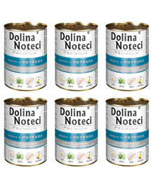 DOLINA NOTECI Premium Konzervy pro psy se pstruhem 6x400g