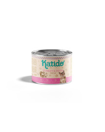 KATIDO Krůta s kachnou 200g konzerva pro kočky