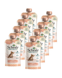 SCHESIR Kitten Care kuřecí pasta 10x150 g mokré krmivo pro koťata