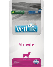 Krmivo FARMINA Vet Life Struvite Dog 2 kg pro psy s onemocněním močových cest + krmivo FARMINA Vet Life Dental Treat Struvite Medium/Maxi 100 g (7 ks) ZDARMA!