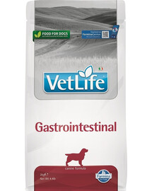 FARMINA Vet Life Gastrointestinal Dog 2 kg krmivo pro psy s trávicími problémy + FARMINA Vet Life Dental Treat Gastrointestinal Medium/Maxi 100 g (7 ks) ZDARMA!