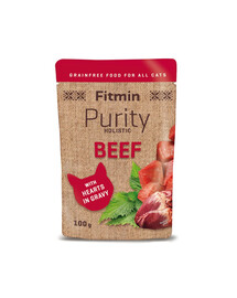 FITMIN Purity Cat Beef 100 g krmivo s hovězím masem pro kočky