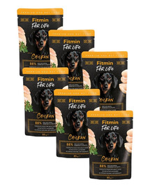FITMIN For Life Dog Adult Chicken 6x85 g kuře s bylinkami v omáčce
