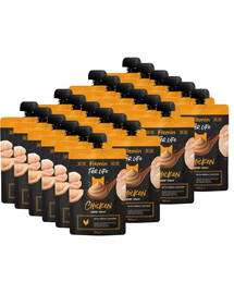 FITMIN For Life Cat Cream Sauce Chicken 24x100g krémové kuřecí sáčky pro kočky