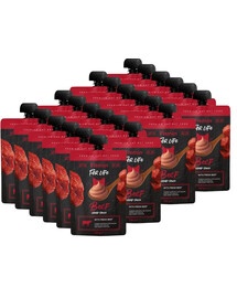 FITMIN For Life Cat Cream Sauce Beef 24x100g krémové hovězí sáčky pro kočky
