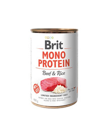 BRIT Mono Protein Beef & Rice 400 g monoproteinové krmivo hovězí s rýží