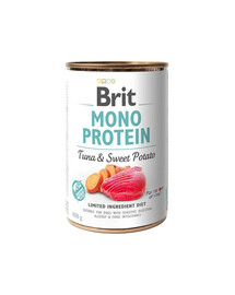 BRIT Mono Protein Tuna & Sweet Potato 400 g monoproteinové krmivo z tuňáka a batátů