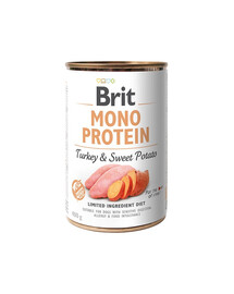 BRIT Mono Protein Turkey & Sweet Potato 400 g monoproteinové krmivo krůtí s batáty