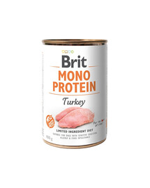 BRIT Mono Protein Turkey 400 g monoproteinové krmivo krůtí
