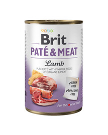 BRIT Pate&Meat Lamb 400 g paštika s jehněčím masem