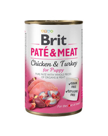 BRIT Pate&Meat Puppy 400 g paštika pro štěňata