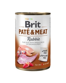 BRIT Pate&Meat Rabbit 400 g paštika s králíčím masem