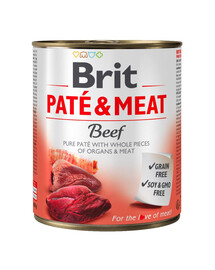 BRIT Pate&Meat beef 800 g paštika s hovězím masem