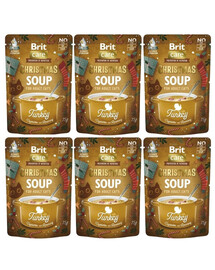 BRIT Care Cat Christmas Soup Turkey 6x75g krůtí a zeleninová polévka pro kočky