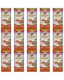 FARMINA N&D Quinoa Cat Skin Coat Cream Salmon 15x60 g s lososem, krémová pochoutka pro kočky podporující zdraví srsti