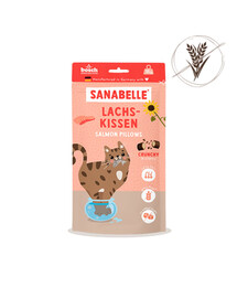 SANABELLE Salmon Pillows 55g s lososem a batáty, křupavá pochoutka pro kočky