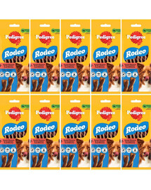 PEDIGREE Rodeo 10x 122 g przysmak z wołowiną dla psów