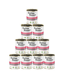 DOLINA NOTECI Premium telecí maso se zeleným hráškem 10 x 800 g