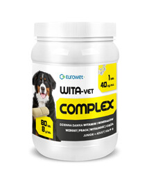 EUROWET Wita-Vet Complex 8G 80 tab. vitamíny a minerály pro psy