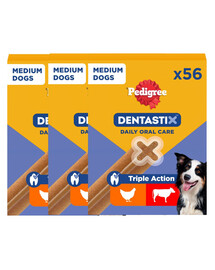 PEDIGREE DentaStix (średnie rasy) przysmak dentystyczny dla psów  24 x180 g