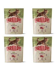 CARNILOVE True Fresh Cat Duck Sterilised 4x400 g kachna, pro sterilizované kočky