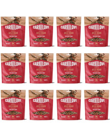 CARNILOVE Dog Crunchy Snack Wild Boar 12x200g křupavé pamlsky s divočákem pro dospělé psy