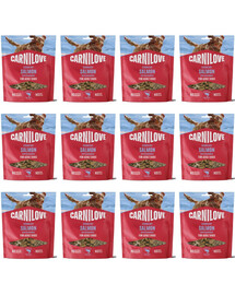 CARNILOVE Dog Crunchy Snack Salmon 12x200g křupavé pamlsky s lososem pro dospělé psy