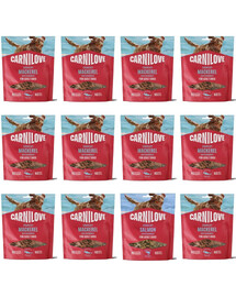 CARNILOVE Dog Crunchy Snack Makrela 12x200g křupavé pamlsky s makrelou pro dospělé psy
