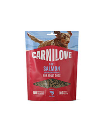 CARNILOVE Dog Soft Snack Salmon Small Bite 200g miękkie przysmaki z łososiem dla dorosłych psów