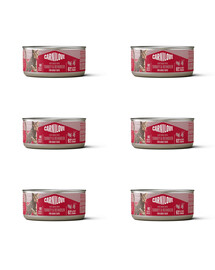 CARNILOVE Cat Can Paté Turkey and Reindeer 6x100 g s krůtím a sobím masem, paštika pro kočky