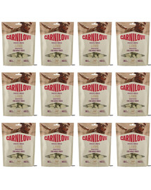 CARNILOVE Dog Lyofilizované jehněčí 12x60g lyofilizované jehněčí pamlsky pro psy