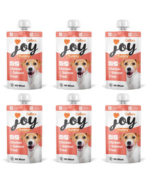 CALIBRA Joy Dog Yummy Chicken and Salmon Treat 6x100 g kuřecí a lososová masová pasta pro psy
