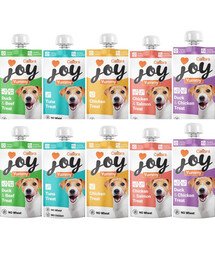 CALIBRA Joy Dog Yummy Sada masových past pro psy Mix příchutí 10 x 100g