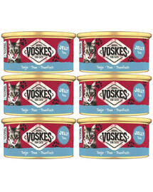 VOSKES Jelly Tuna 6x85 g 100% tuňák v želé, doplňkové krmivo pro kočky