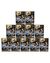 SHEBA Creamy Snacks krémový pamlsek pro kočky s lososem 11 x 4 x 12 g