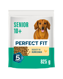 PERFECT FIT Senior Bohatý v Kuřeti 825 g krmivo pro starší psy malých plemen