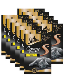 SHEBA Creamy Snacks krémový pamlsek pro kočky s kuřecím masem 44x12g
