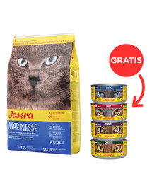 JOSERA Cat Marinesse hypoalergenní krmivo 10 kg + 4 konzervy ZDARMA