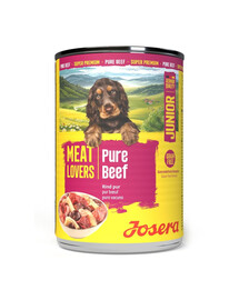 JOSERA Meat Lovers Junior Pure Beef 400 g hovězí krmivo pro štěňata